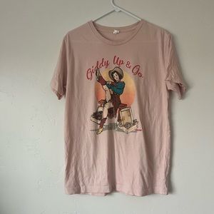Vintage cowgirl T-shirt